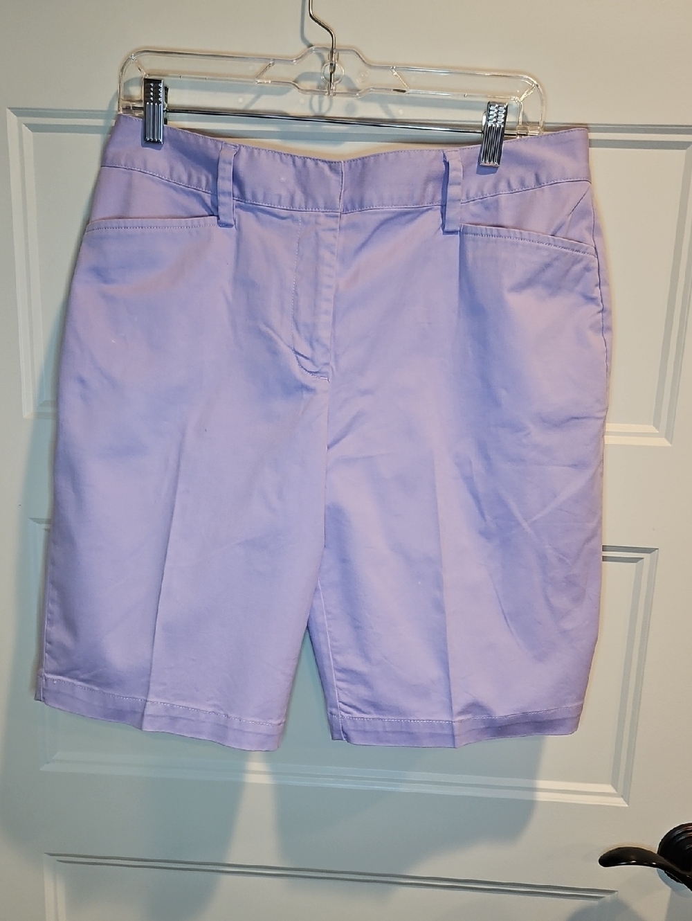 Lands' End Lavender Tailored⁶ Bermuda Shorts